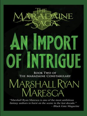 cover image of An Import of Intrigue